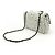 Borsa a tracolla Chanel 2.55 in pelle Tweed Nero Bianco - vista 2