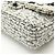 Borsa a tracolla Chanel 2.55 in pelle Tweed Nero Bianco - vista 3
