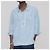 Autre Marque CAMISA KITH NYC CHAMBLAY PATERSON de mezcla de algodón Azul - vista 3