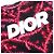 Short de seda Dior Preto Rosa - vista 7