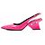 Prada Décolleté Slingback in Vernice Rosa - vista 2