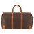 Céline Celine Vintage Duffle Canvas and Leather Marron - vue 2