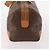 Céline Celine Vintage Duffle Canvas and Leather Marron - vue 3