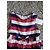 Autre Marque Piccola Doll Gestreiftes Mädchenkleid Weiß Rot Blau - Ansicht 3