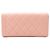 Portafoglio lungo bi-fold Chanel Boy Matelassé Rosa - vista 3