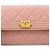 Portafoglio lungo bi-fold Chanel Boy Matelassé Rosa - vista 9