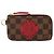 Louis Vuitton T&B Damier Pochette Cles Wallet Castaño Damier ebene