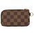 Louis Vuitton T&B Damier Pochette Cles Wallet Castaño Damier ebene - vista 2