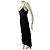 Karl Lagerfeld Asymmetrisches schwarzes Viskosekleid