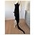 Karl Lagerfeld Asymmetrisches schwarzes Viskosekleid - Ansicht 2