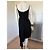 Karl Lagerfeld Asymmetrisches schwarzes Viskosekleid - Ansicht 5