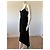 Karl Lagerfeld Asymmetrisches schwarzes Viskosekleid - Ansicht 7
