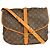 Borsa Louis Vuitton Saumur in tela Monogram 35 Marrone