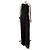 Halston Heritage Tuta Nera con Dettagli Dorati Nero