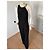 Halston Heritage Tuta Nera con Dettagli Dorati Nero - vista 4