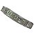 Harry Winston Platinring mit Smaragdschliff-Diamanten Silber