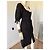 Diane Von Furstenberg Schwarzes Baumwollmisch-Kleid - Ansicht 2