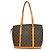 Borsa Louis Vuitton Babylone in Tela Monogram Marrone - vista 2