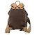 Céline Celine Vintage Drawstring Flap Macadam Coated Canvas Marron - vue 2