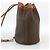 Céline Celine Vintage Macadam Canvas and Leather Marrone - vista 3