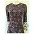 Vestido de seda Derek Lam 10 Crosby Estampado Abstracto Negro Blanco Roja Azul oscuro - vista 9