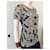 Diane von Furstenberg Patterned Silk Blend Top Black White  - view 10