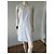Diane von Furstenberg Vestido Blanco Bordado Caralyn - vista 5