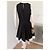 Milly Kleid V-Ausschnitt schwarz-weiß - Ansicht 4