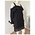 Proenza Schouler Vestido Algodón Negro Cold Shoulder - vista 10