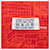 Hermès Sciarpa Twilly Hermes in seta rossa Rosso  - vista 5