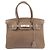 Hermès Borsa Hermes Birkin 30 in Etoupe Gray Taupe