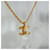 Collana Chanel CC con pendente D'oro - vista 7