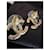 Orecchini Chanel CC Strass Oro D'oro  - vista 17