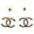 Orecchini Chanel CC Strass Oro D'oro  - vista 7