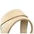 Borsa Chanel Chocolate Bar Canvas Marrone Bianco - vista 15