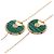 Lange Halskette Cartier Amulette Malachite Shell Diamond - Ansicht 2