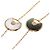 Lange Halskette Cartier Amulette Malachite Shell Diamond - Ansicht 3