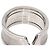 Anello C2 Band in oro bianco 18K Cartier - vista 5