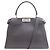 Borsa a 2 modi Fendi Peekaboo Medium Selleria Marrone