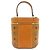Borsa 2-Way MCM in PVC marrone - vista 2