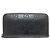 Gucci 771421 Cartera larga de goma Negro