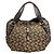 Céline Sac à main Celine C Sulky en toile pour femme Marron Noir