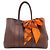 Hermès Bolso Hermes Garden Twilly TPM Castaño