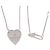 Colar Gucci de prata com coração - vista 5