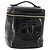 CHANEL Vanity Handtasche Lackleder Schwarz Gold CC Auth BA13209 Golden