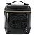 CHANEL Vanity Handtasche Lackleder Schwarz Gold CC Auth BA13209 Golden - Ansicht 2