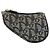 Christian Dior Trotter Canvas Saddle Monedero Navy Gold Auth bs35356 Dorado Azul marino - vista 3