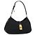 Pochette Accessori PRADA Nylon Nero Oro Auth 171277 D'oro