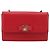 Borsa a Spalla Salvatore Ferragamo Vala Chain in Pelle Rossa e Oro Auth ka4496 Rosso D'oro - vista 2