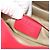 Borsa a Spalla Salvatore Ferragamo Vala Chain in Pelle Rossa e Oro Auth ka4496 Rosso D'oro - vista 22